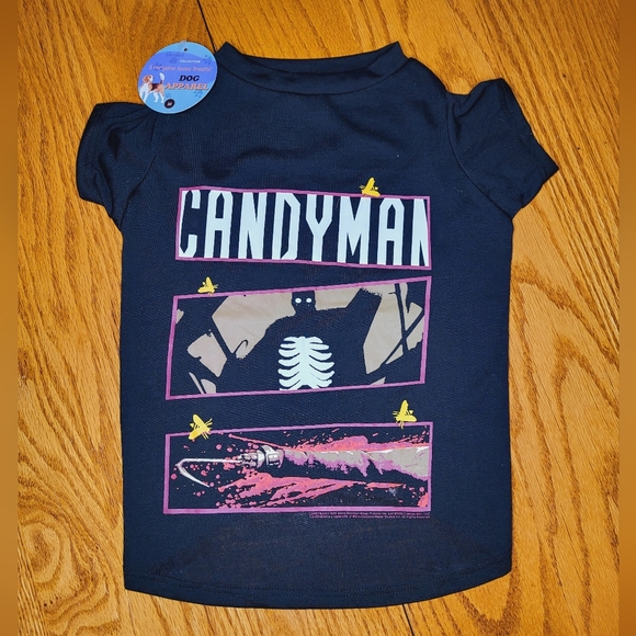 ✨️🐾NEW Candyman Dog Tshirt Med - Picture 1 of 2